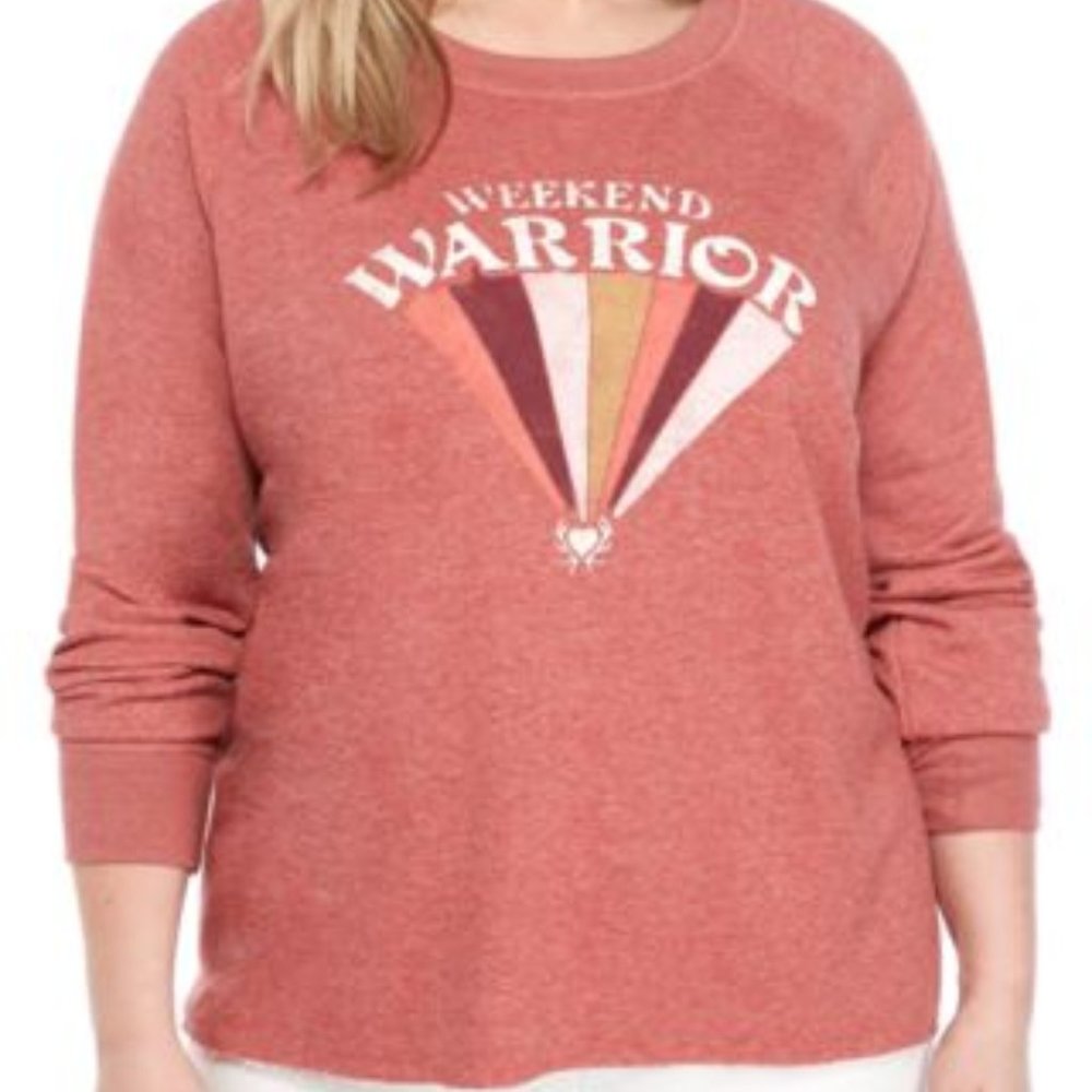 TRUE CRAFT-French Terry Graphic Sweatshirt Sz-3X